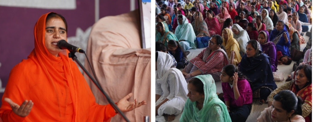 Weekly spiritual program organized at Gautam Nagar Hoshiarpur.